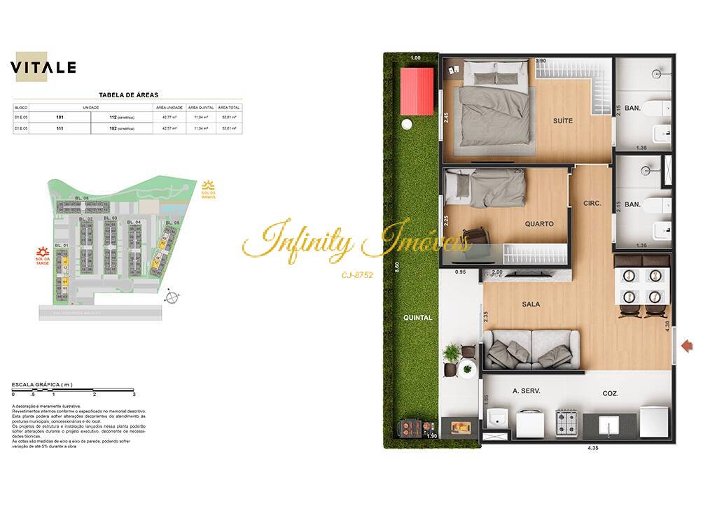 Apartamento, 2 quartos, 44 m² - Foto 35