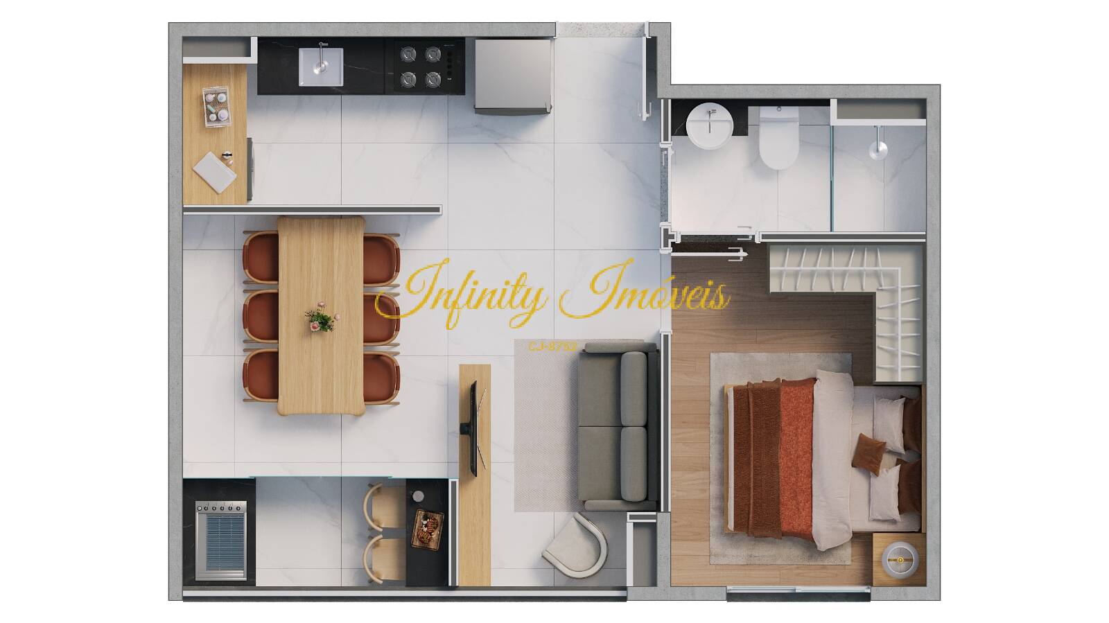 Apartamento, 2 quartos, 37 m² - Foto 42