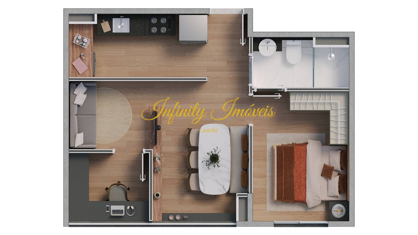 Apartamento, 2 quartos, 46 m² - Foto 33
