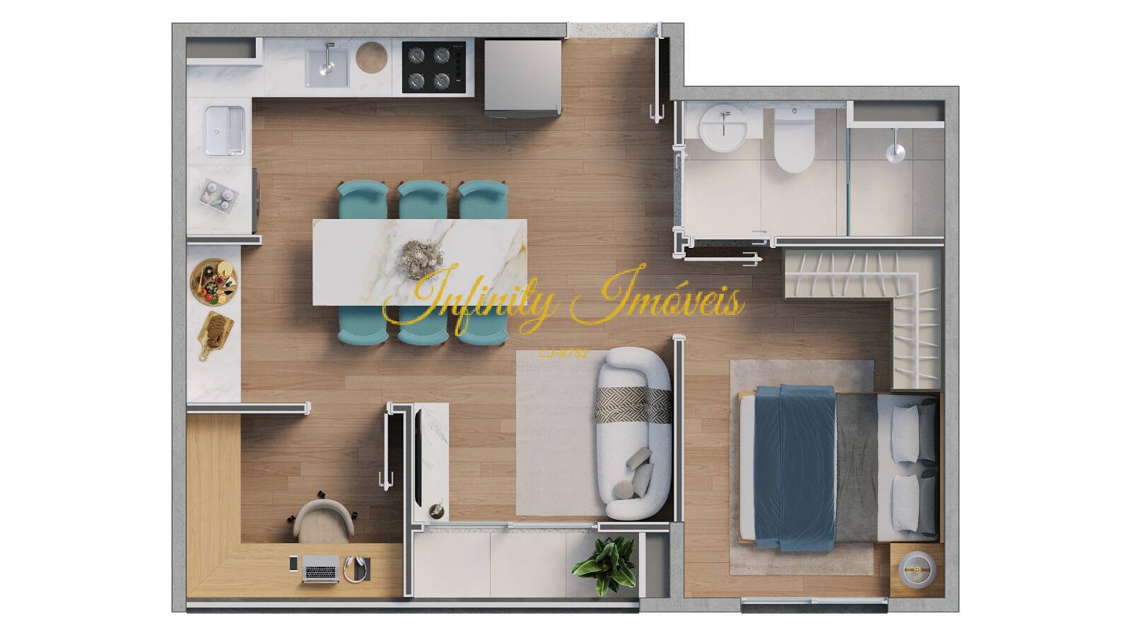 Apartamento, 2 quartos, 46 m² - Foto 36