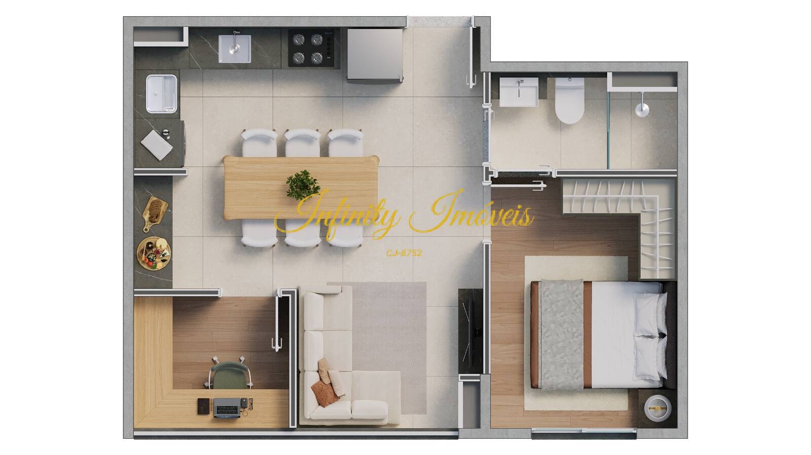 Apartamento, 2 quartos, 46 m² - Foto 49