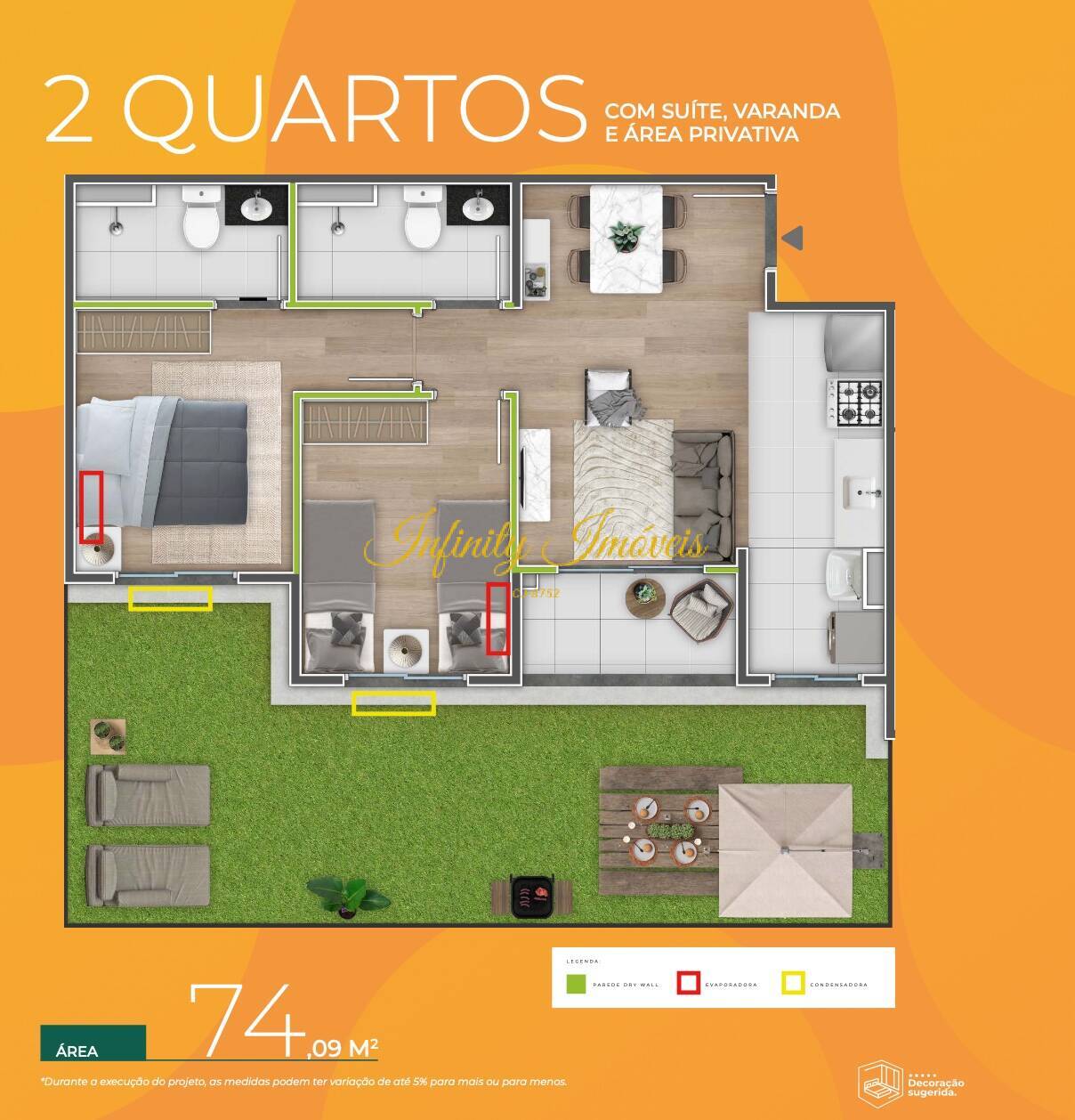 Apartamento, 2 quartos, 74 m² - Foto 34