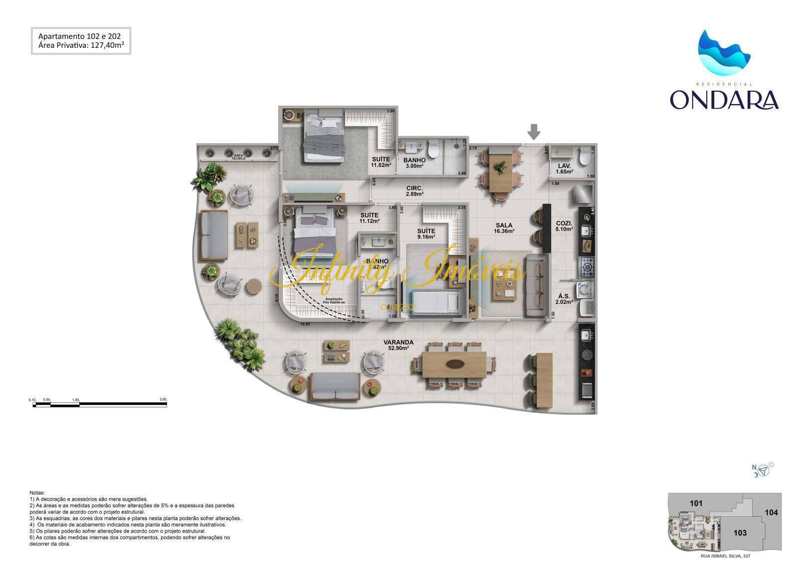 Apartamento, 3 quartos, 127 m² - Foto 8