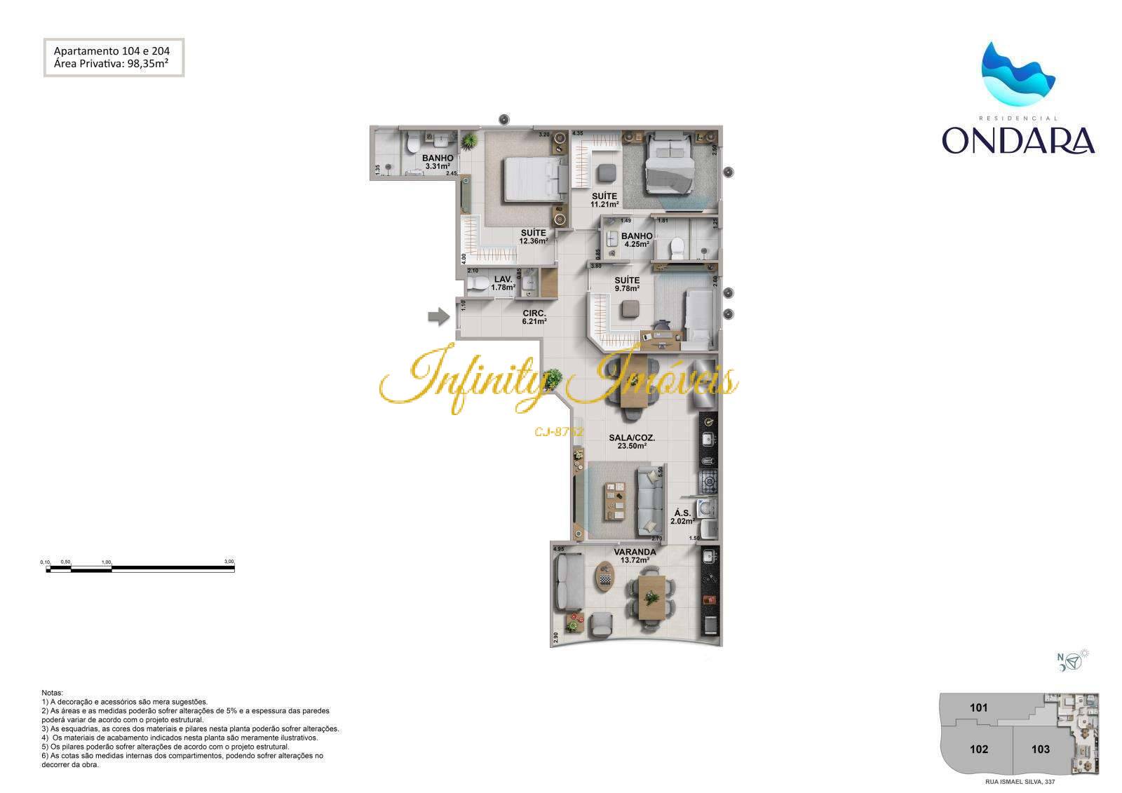 Apartamento, 3 quartos, 127 m² - Foto 11