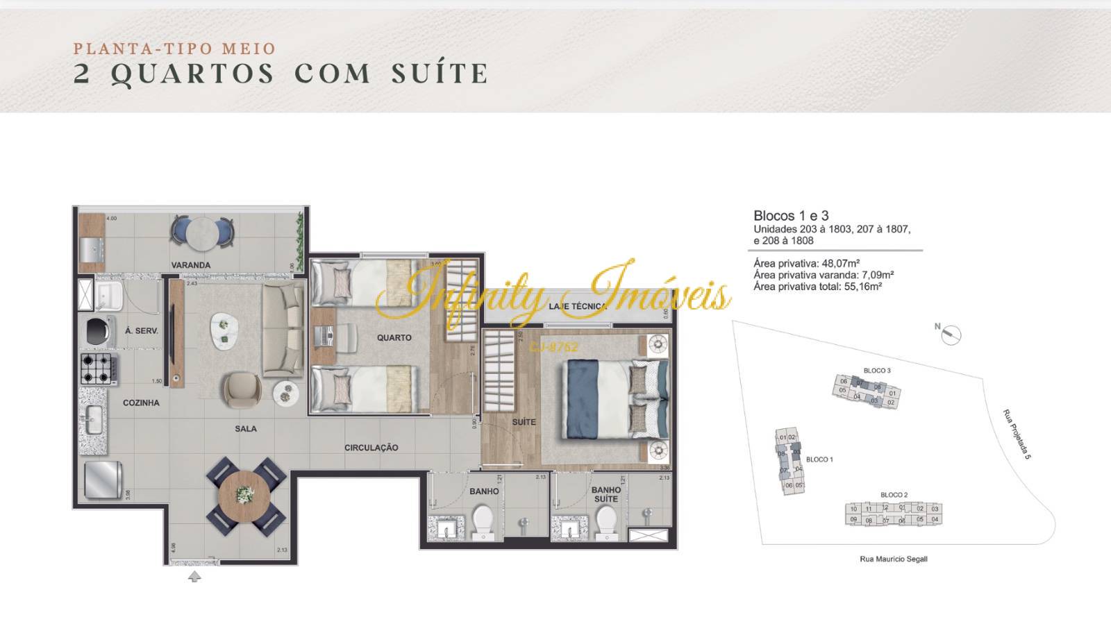 Apartamento, 2 quartos, 55 m² - Foto 33