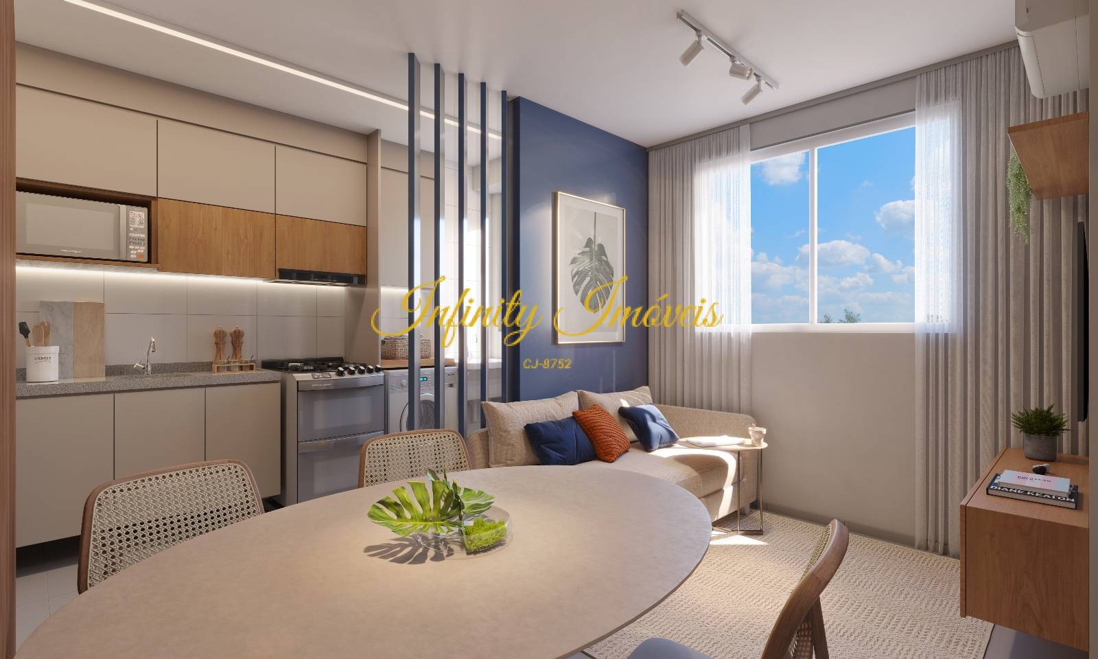 Apartamento, 2 quartos, 52 m² - Foto 2