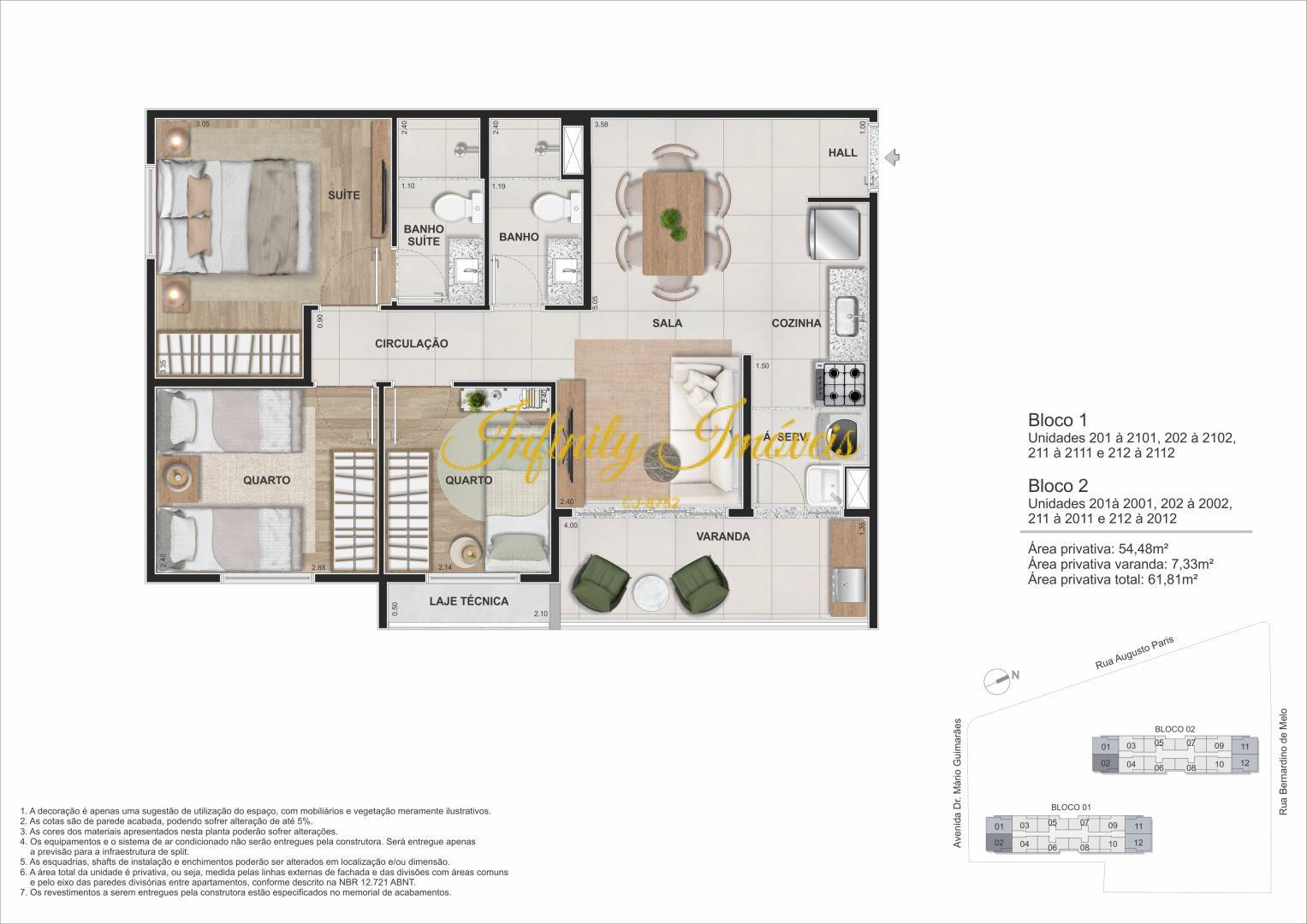 Apartamento, 2 quartos, 52 m² - Foto 33