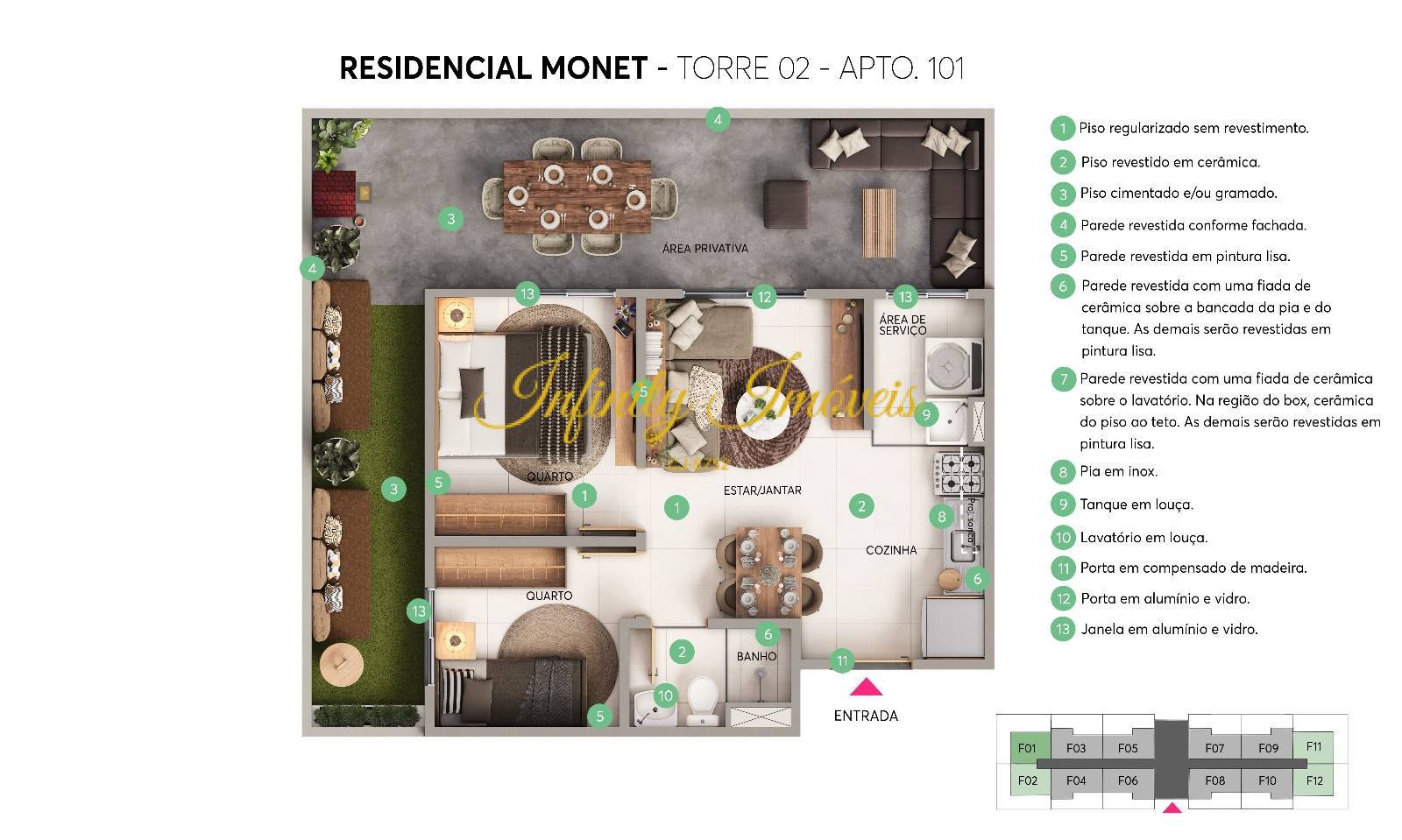 Apartamento, 2 quartos, 57 m² - Foto 12