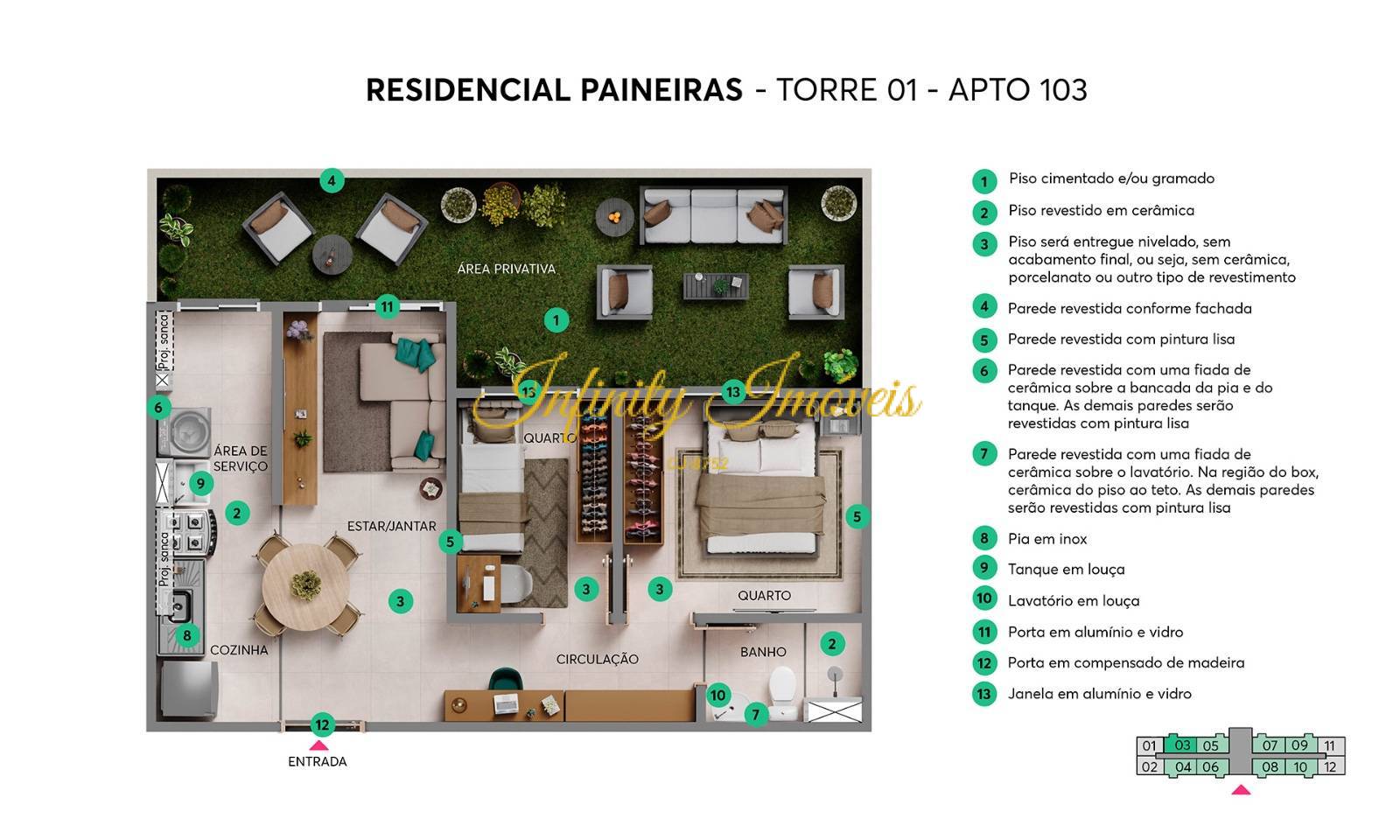 Apartamento, 2 quartos, 40 m² - Foto 24