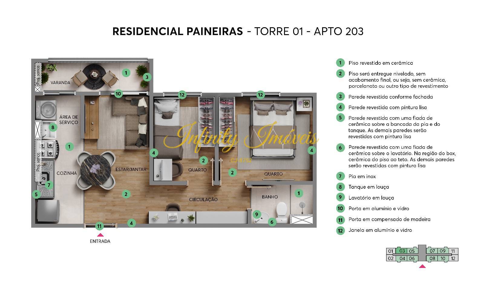 Apartamento, 2 quartos, 50 m² - Foto 23