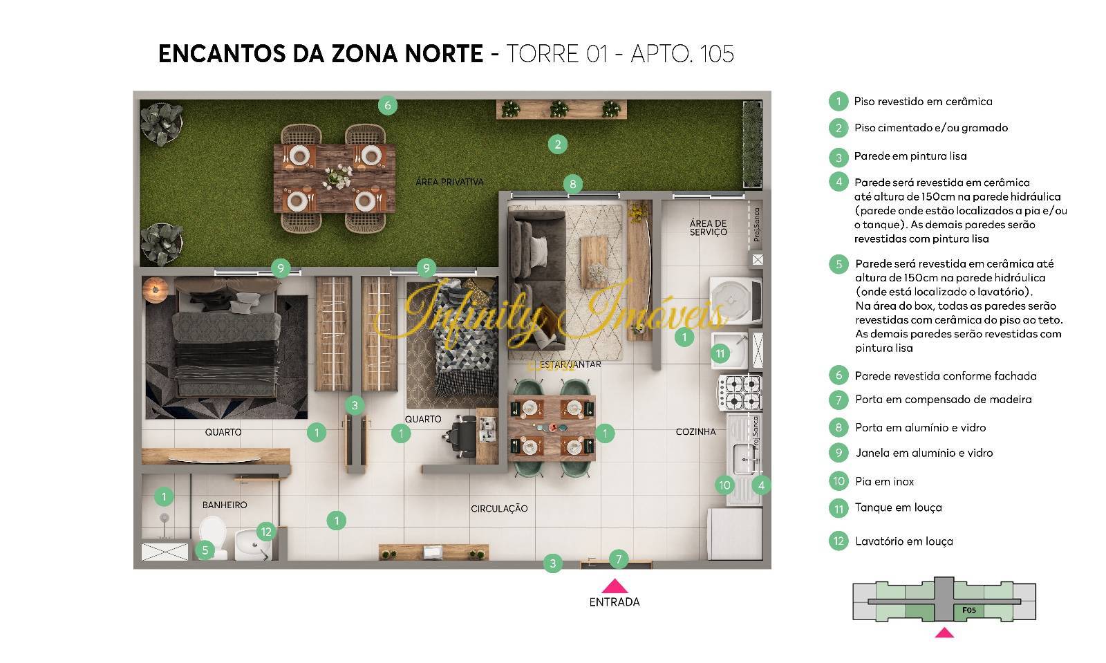 Apartamento, 2 quartos, 40 m² - Foto 16