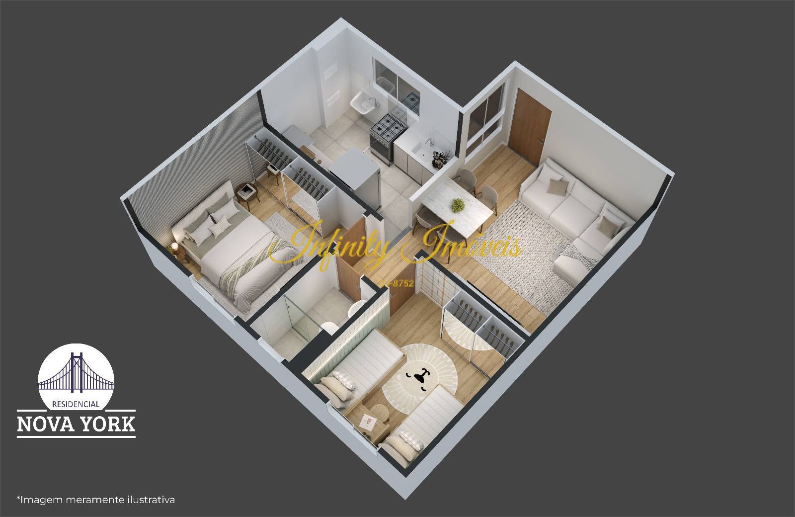 Apartamento, 2 quartos, 43 m² - Foto 11