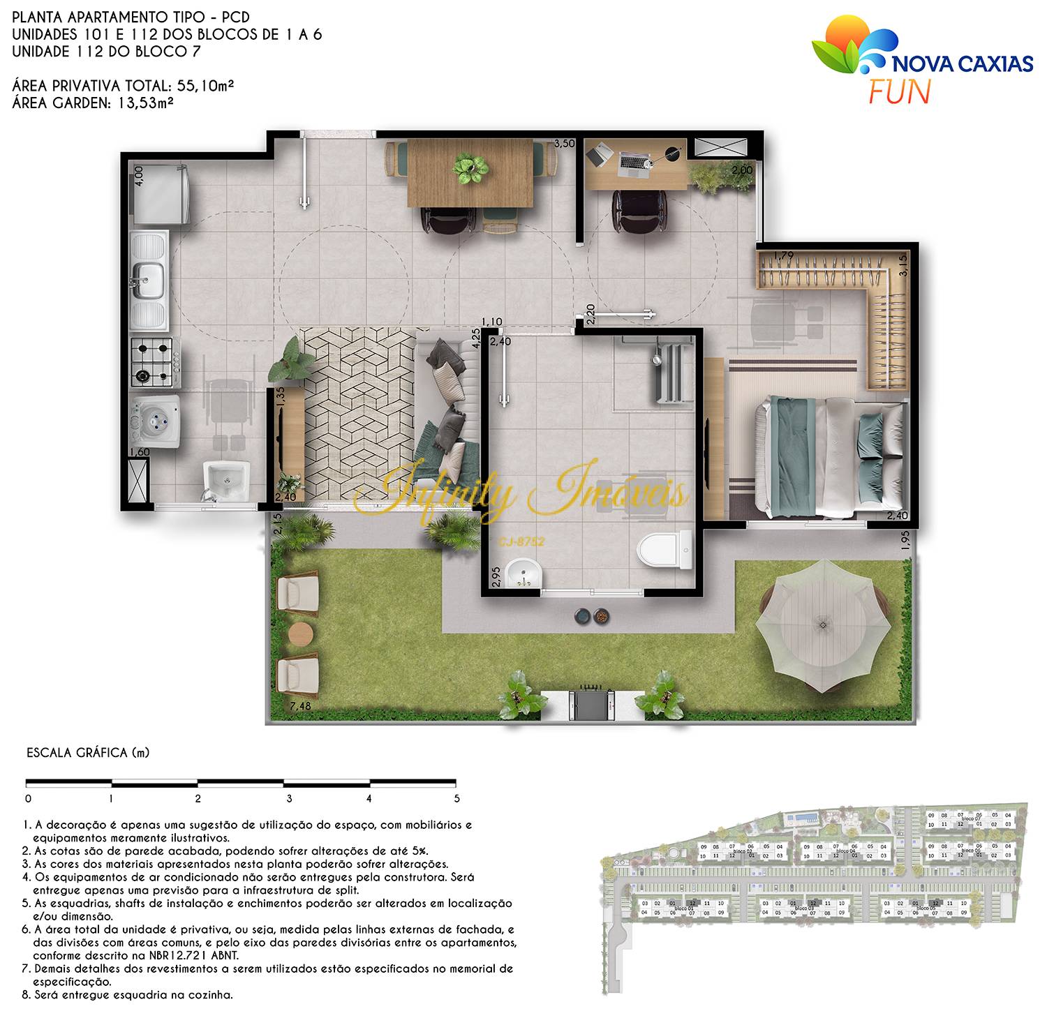 Apartamento, 1 quarto, 55 m² - Foto 30