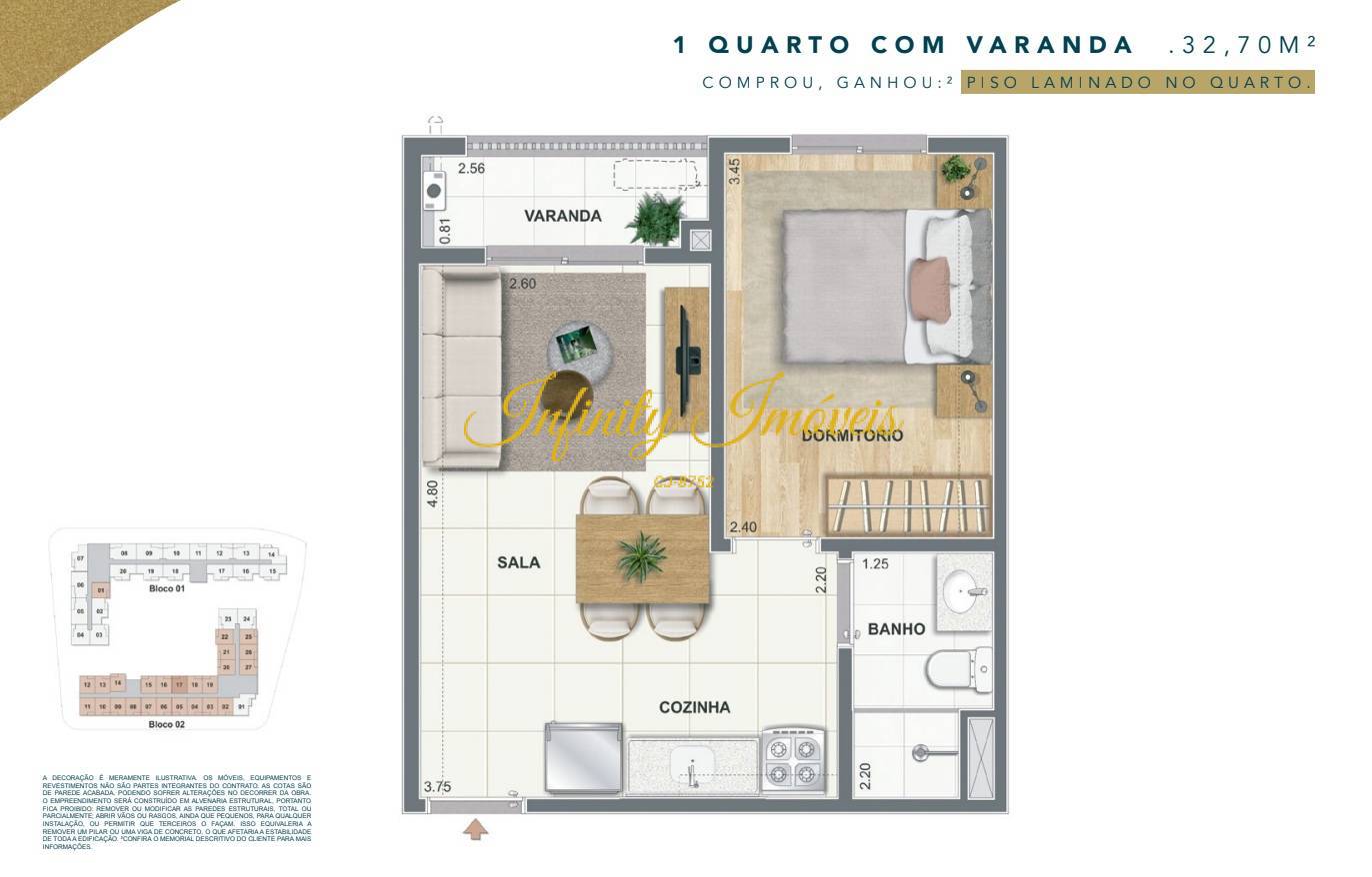 Apartamento, 2 quartos, 42 m² - Foto 27