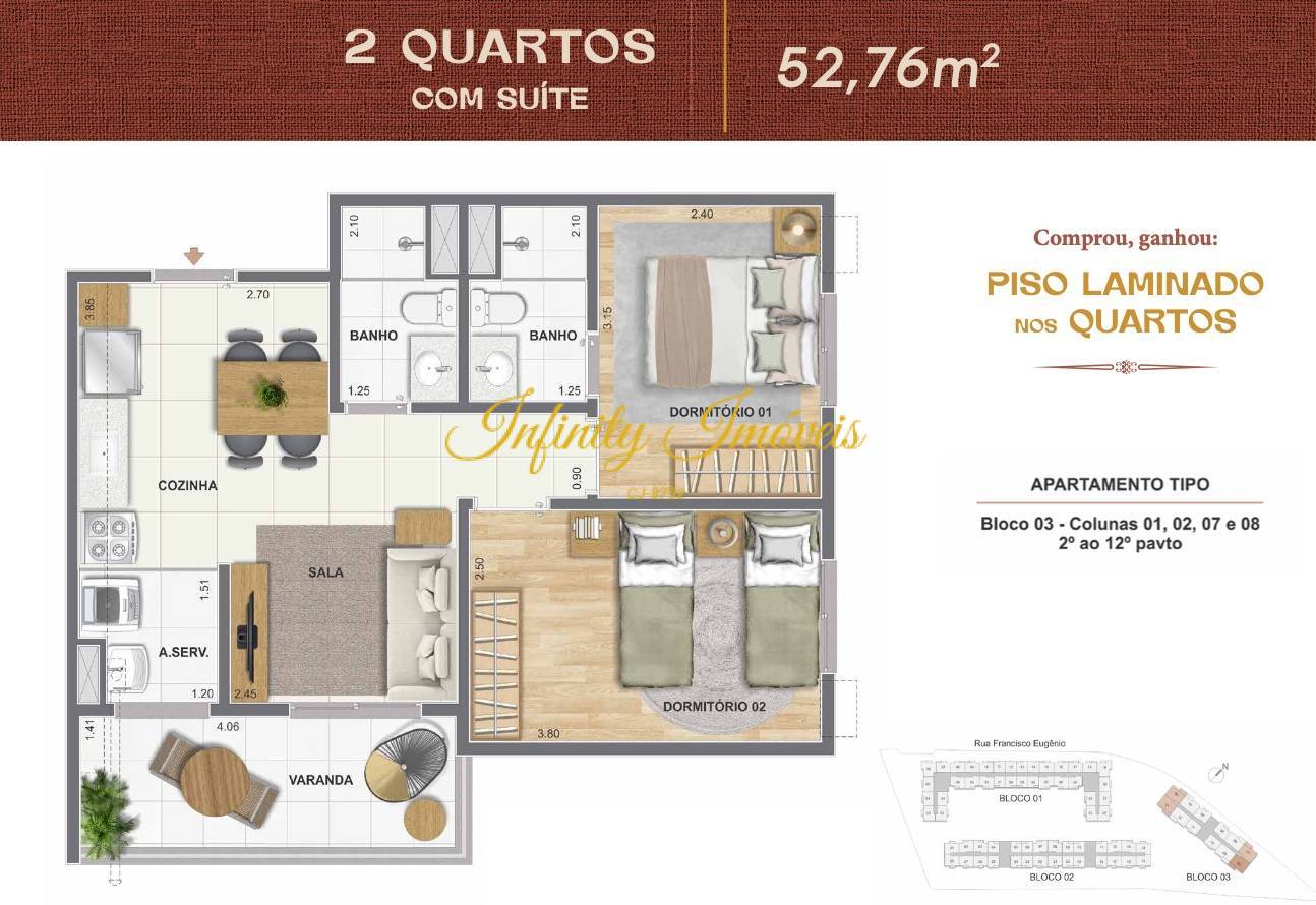 Apartamento, 2 quartos, 39 m² - Foto 23