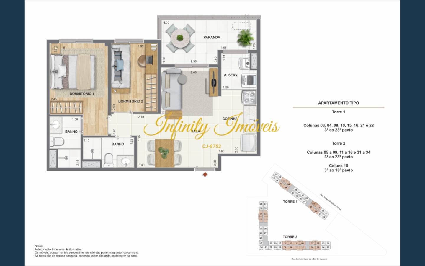 Apartamento, 2 quartos, 52 m² - Foto 47