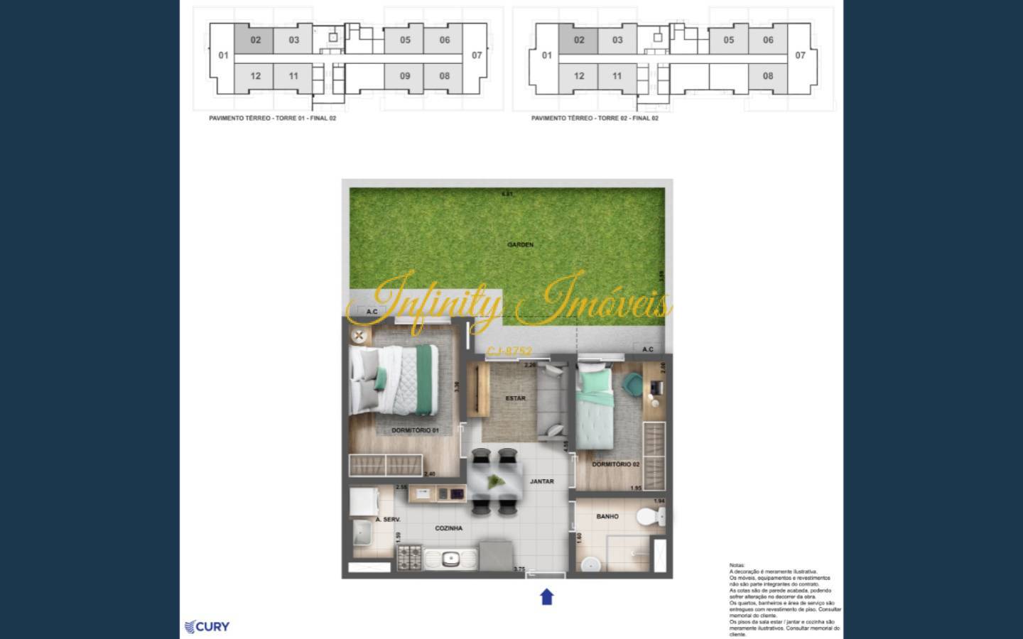 Apartamento, 3 quartos, 63 m² - Foto 37