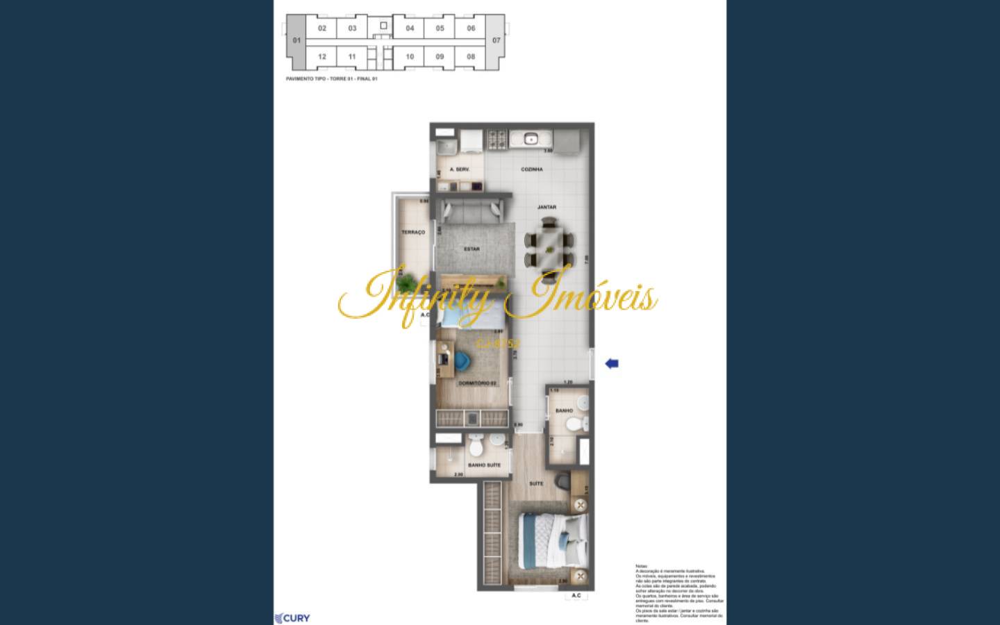 Apartamento, 3 quartos, 156 m² - Foto 38