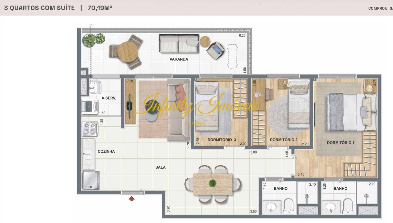 Apartamento, 1 quarto, 31 m² - Foto 32