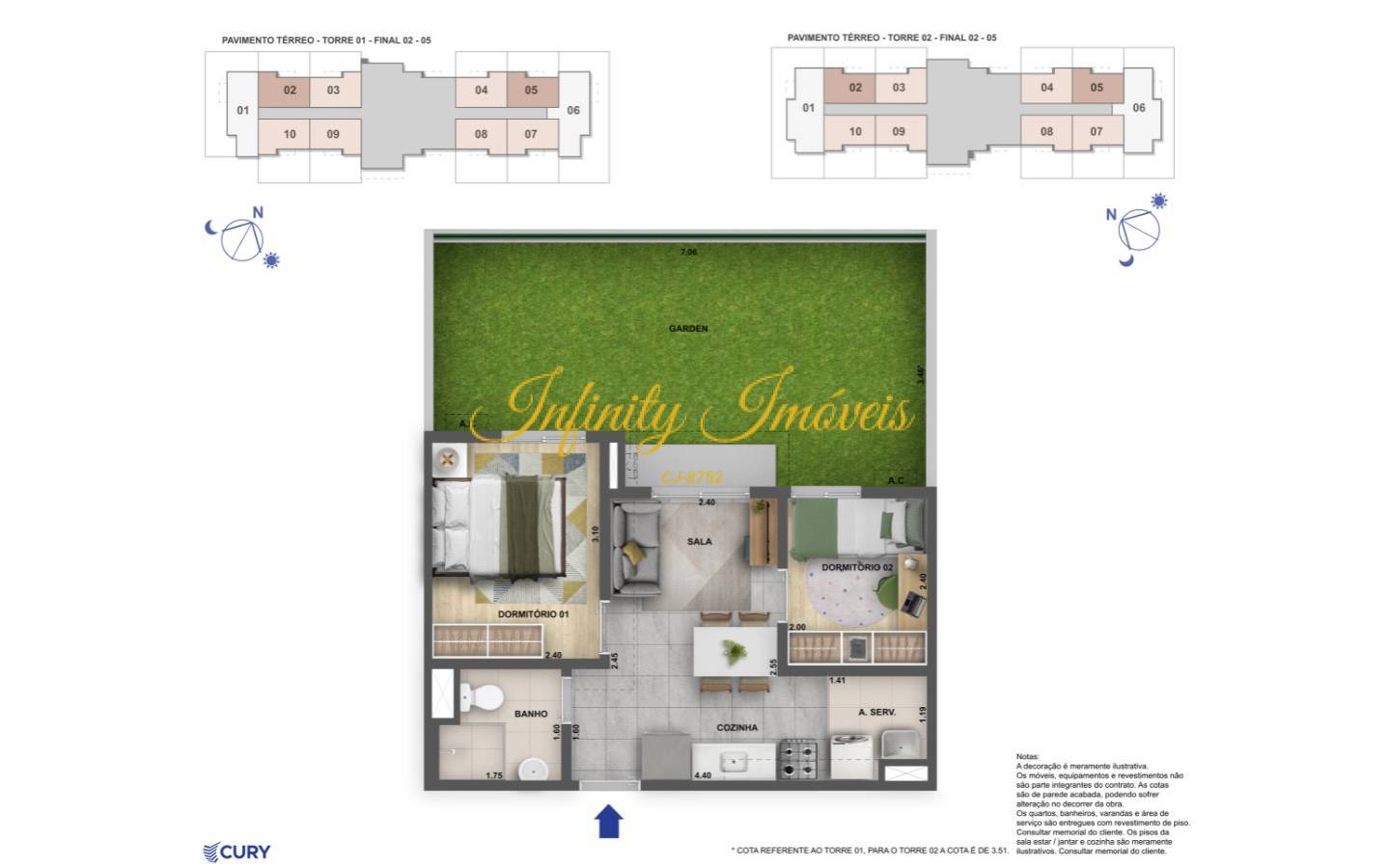 Apartamento, 2 quartos, 52 m² - Foto 19