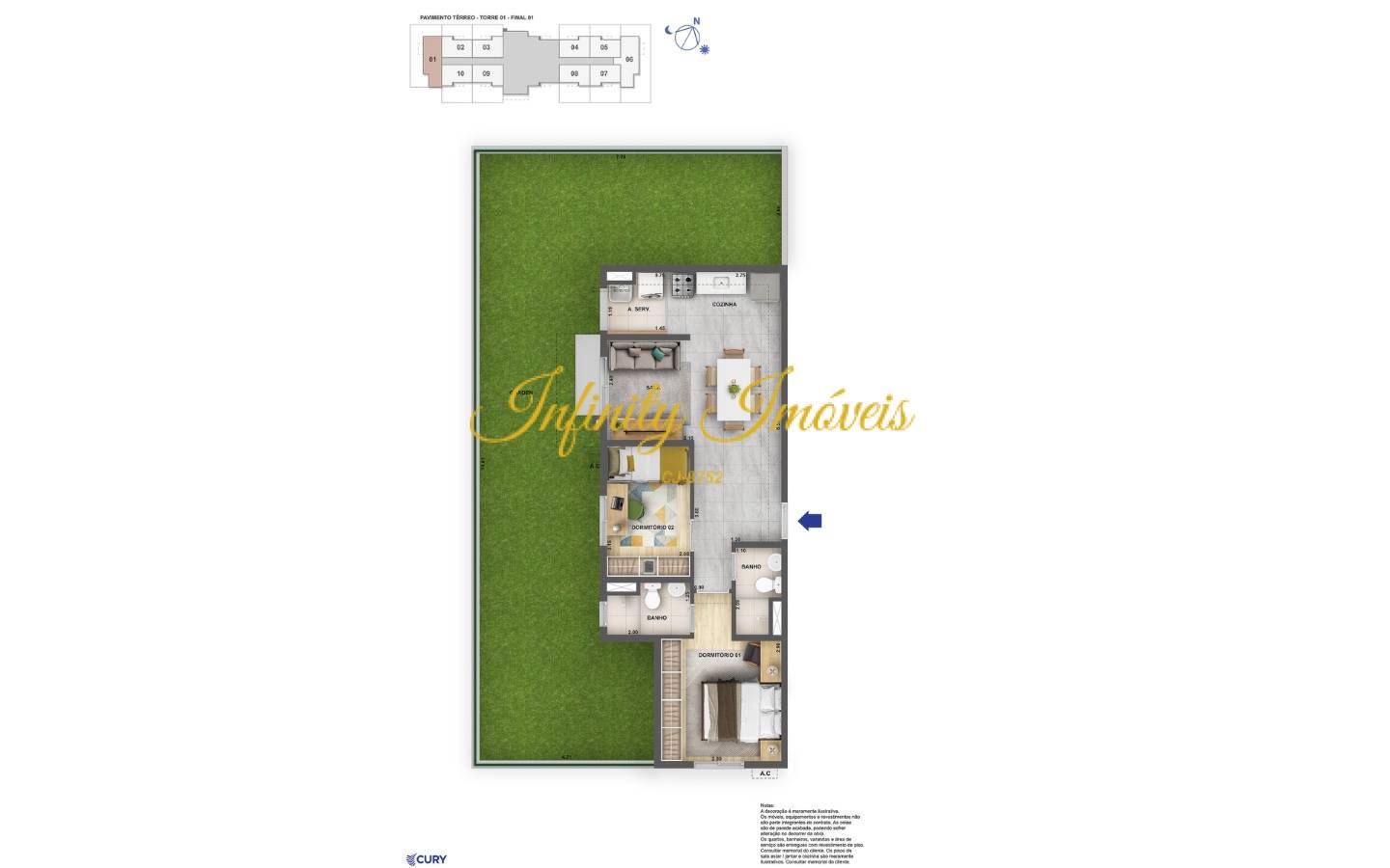 Apartamento, 3 quartos, 59 m² - Foto 18