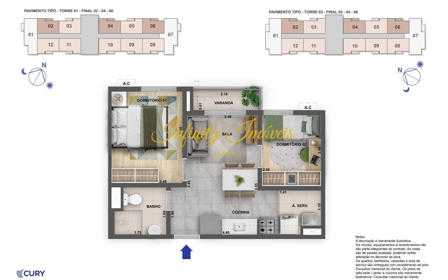 Apartamento, 3 quartos, 59 m² - Foto 15