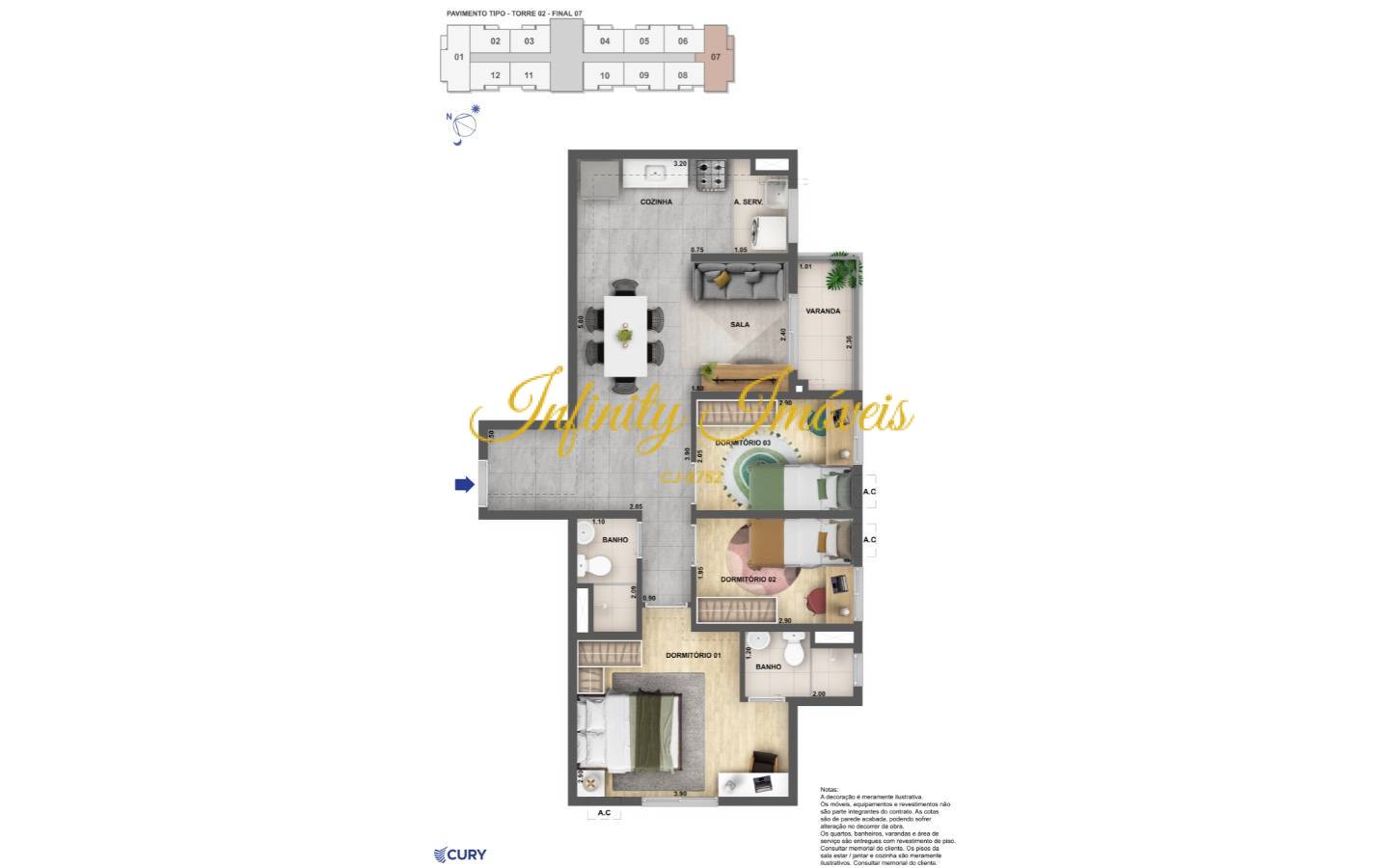 Apartamento, 3 quartos, 139 m² - Foto 22