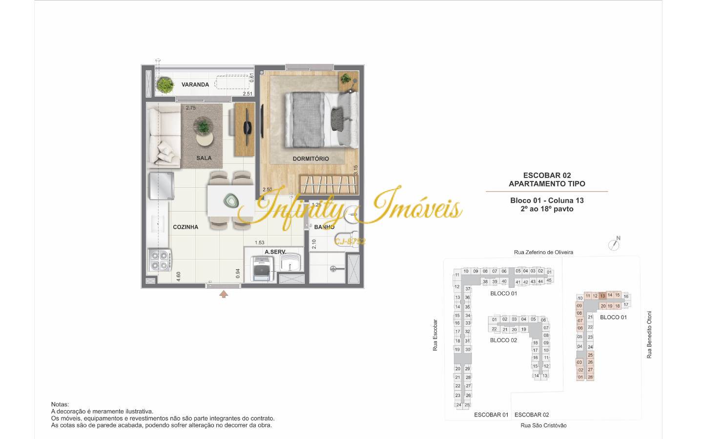 Apartamento, 2 quartos, 36 m² - Foto 29