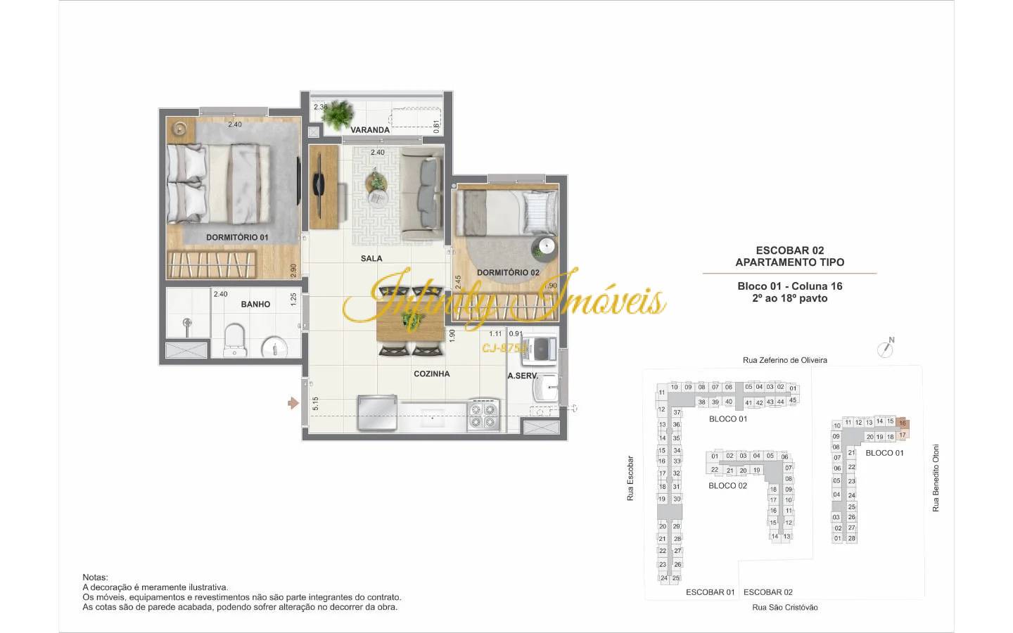 Apartamento, 2 quartos, 36 m² - Foto 28