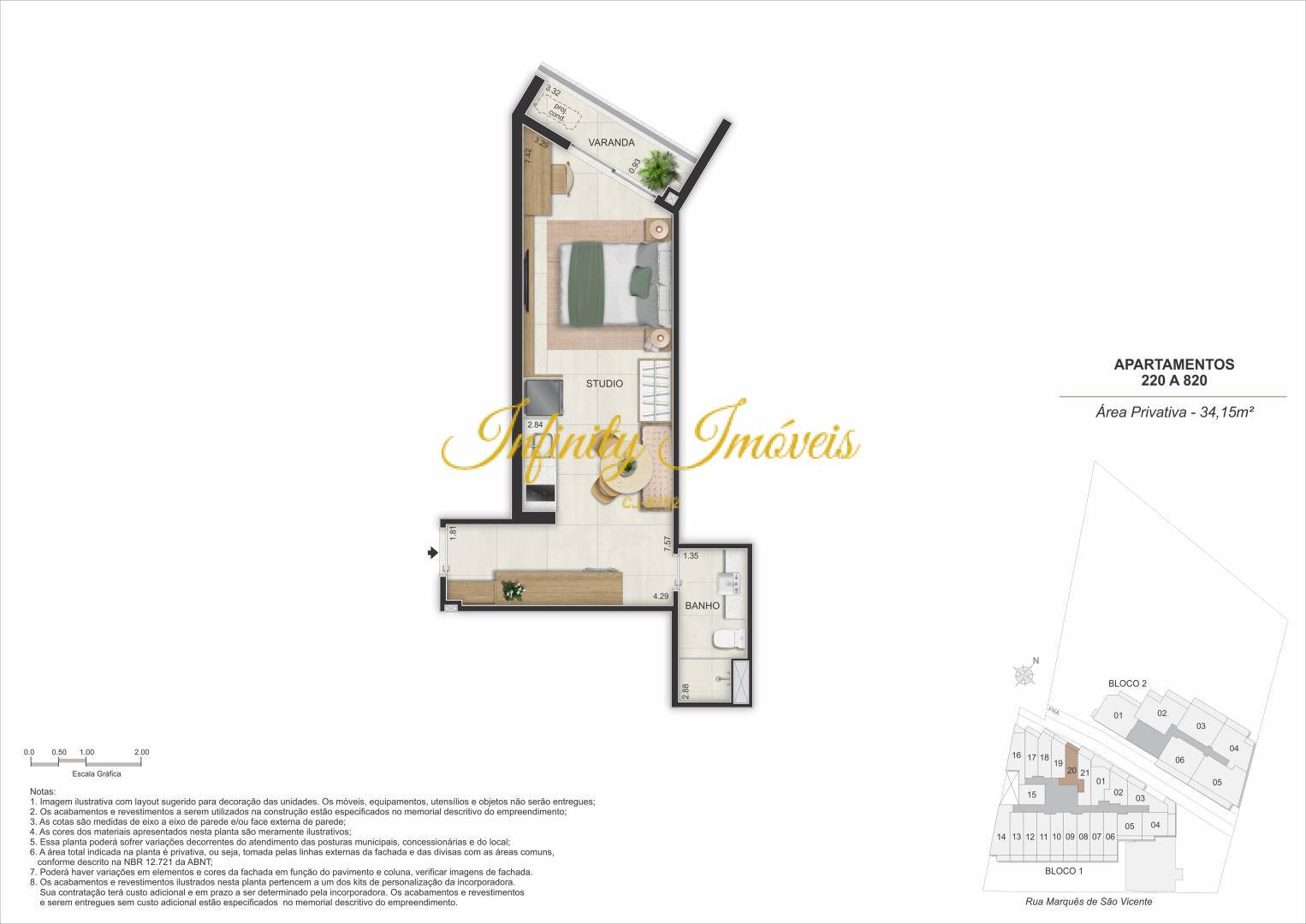 Apartamento, 1 quarto, 34 m² - Foto 27