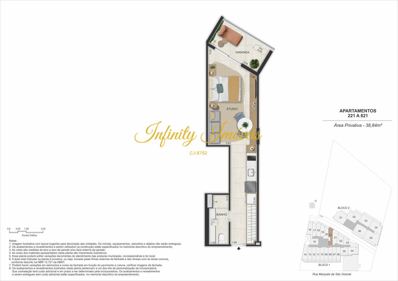 Apartamento, 1 quarto, 34 m² - Foto 31