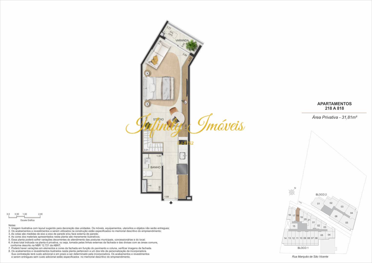 Apartamento, 1 quarto, 34 m² - Foto 33