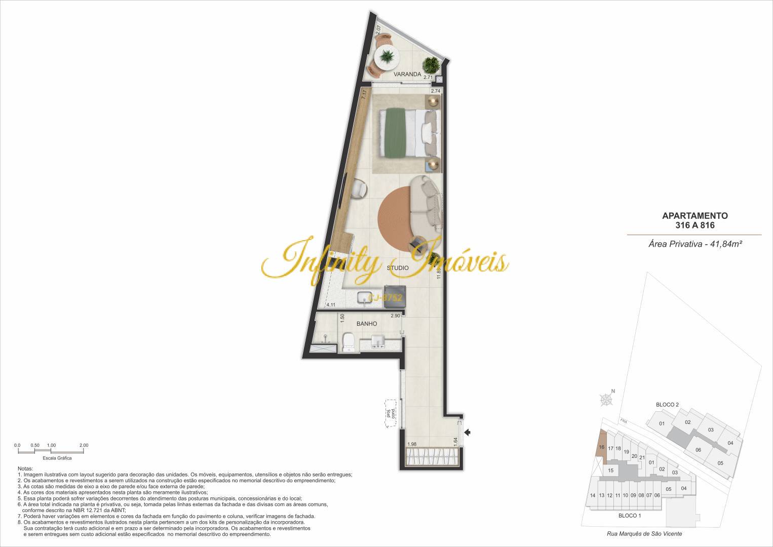 Apartamento, 1 quarto, 34 m² - Foto 34