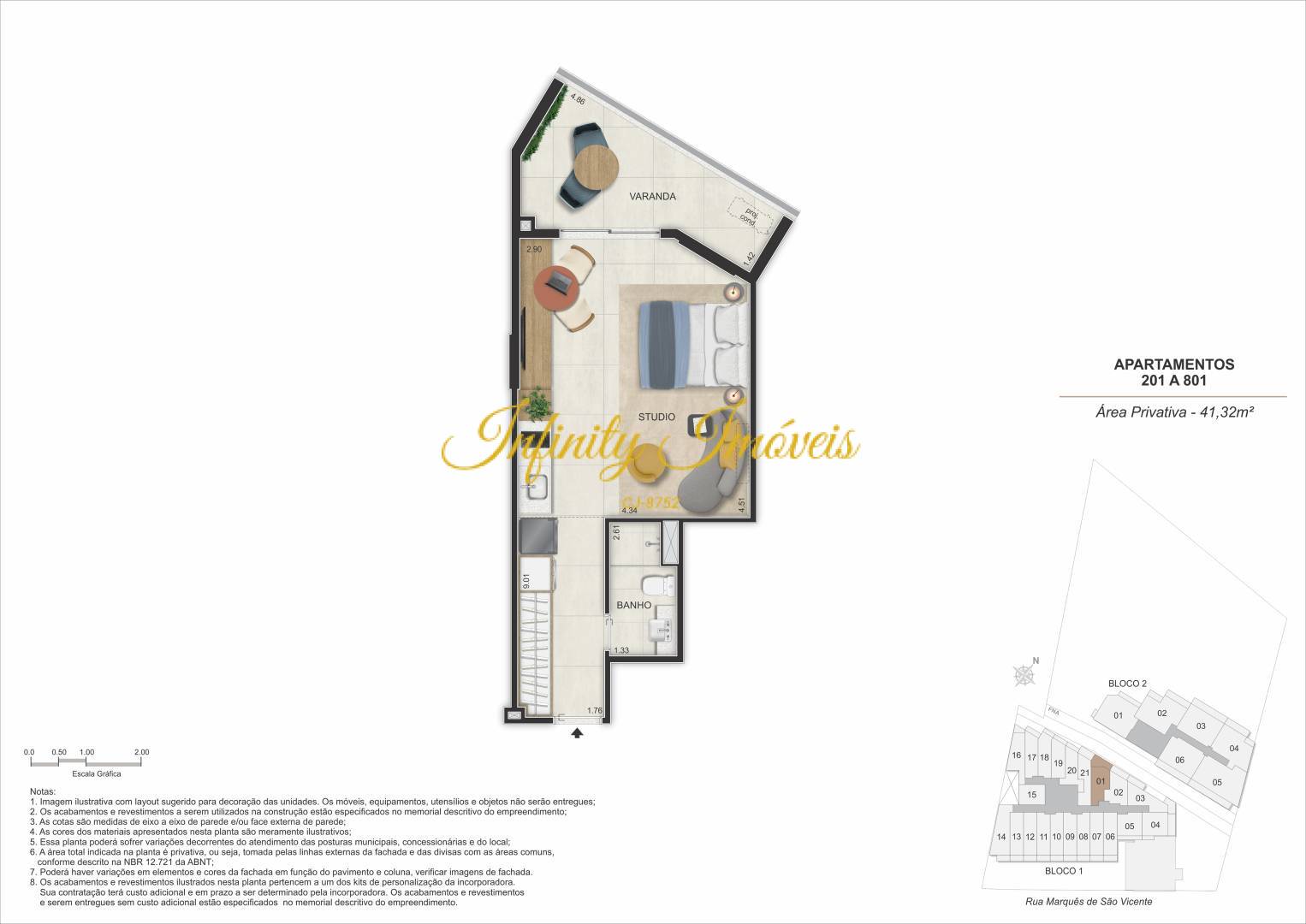 Apartamento, 1 quarto, 34 m² - Foto 36