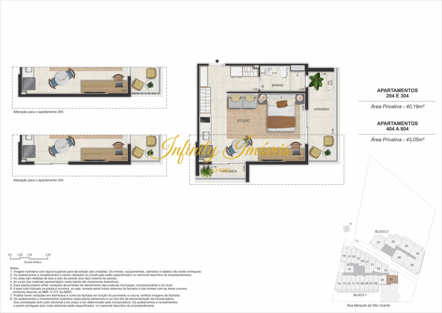 Apartamento, 1 quarto, 41 m² - Foto 38