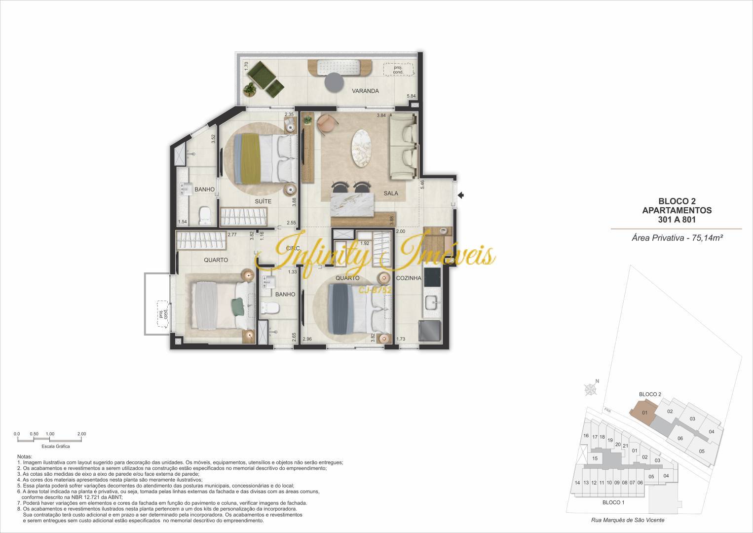 Apartamento, 2 quartos, 72 m² - Foto 33