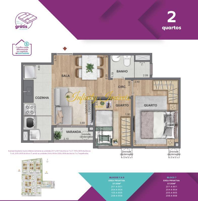 Apartamento, 1 quarto, 37 m² - Foto 16