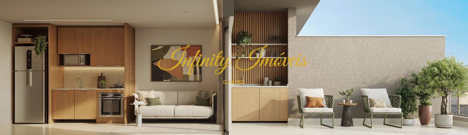 Cobertura, 1 quarto, 44 m² - Foto 1