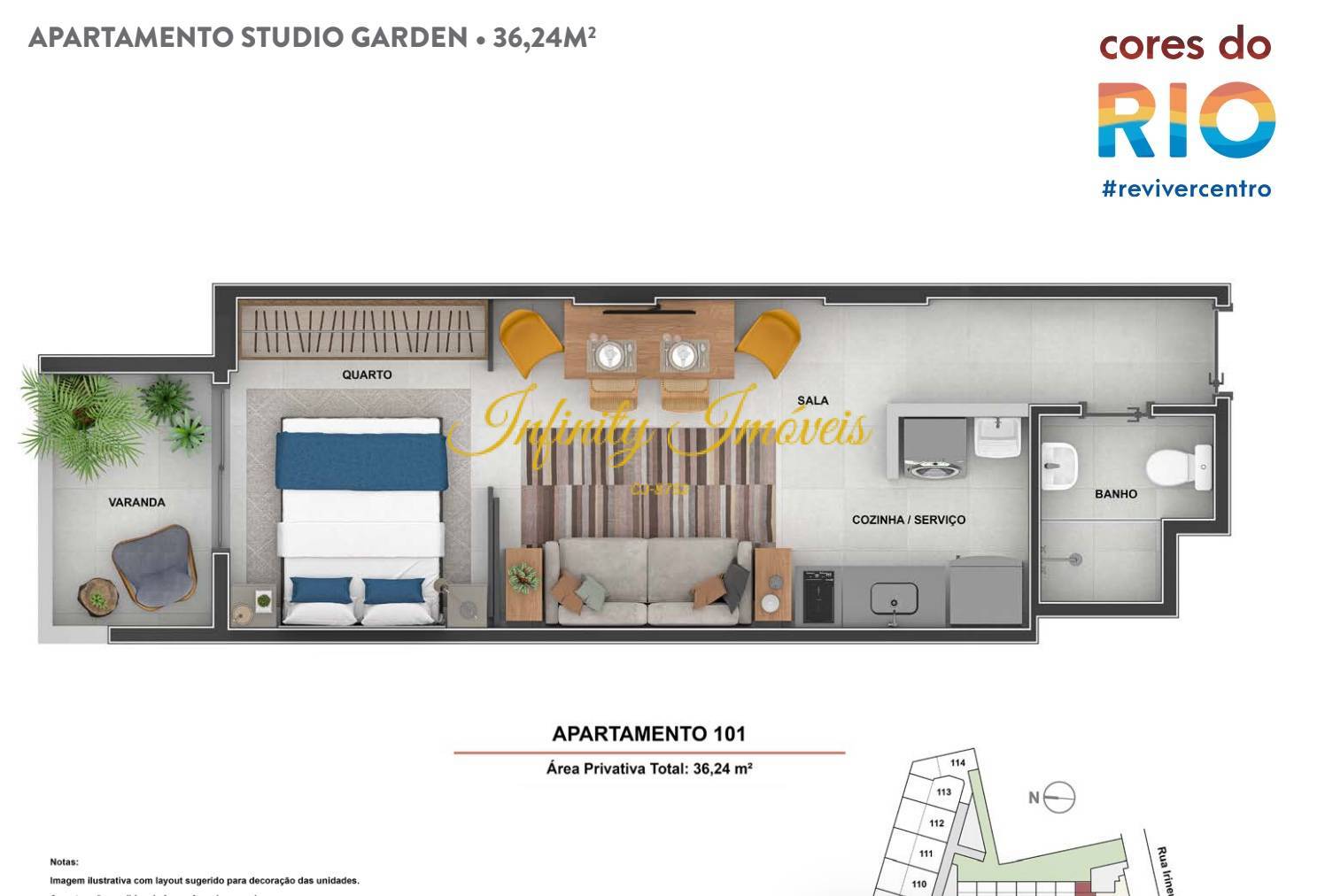 Apartamento, 1 quarto, 36 m² - Foto 22