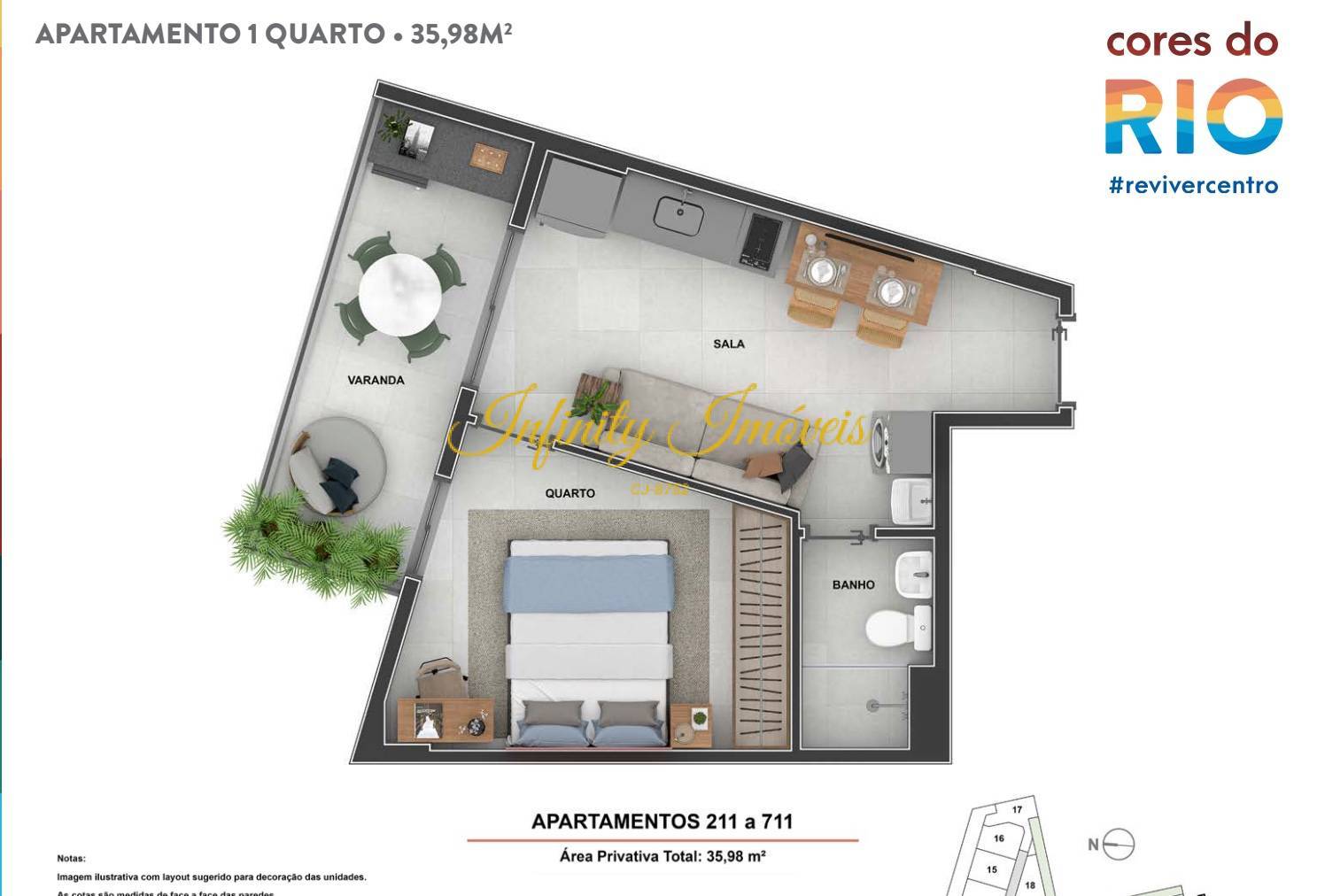 Apartamento, 1 quarto, 47 m² - Foto 28