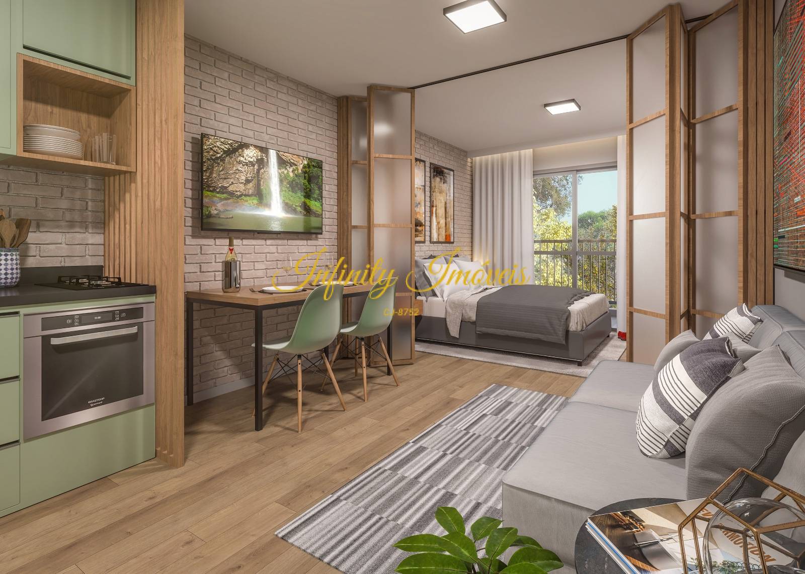 Apartamento, 1 quarto, 40 m² - Foto 1