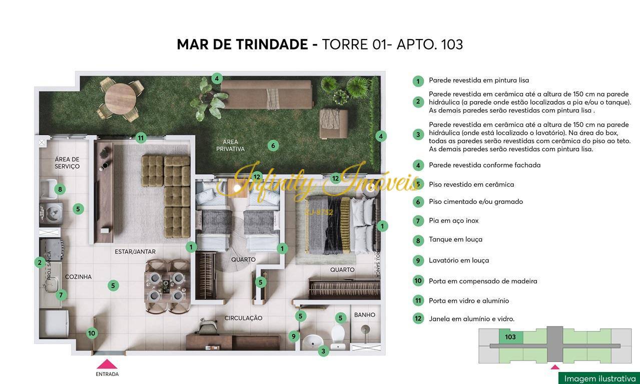 Apartamento, 2 quartos, 70 m² - Foto 19