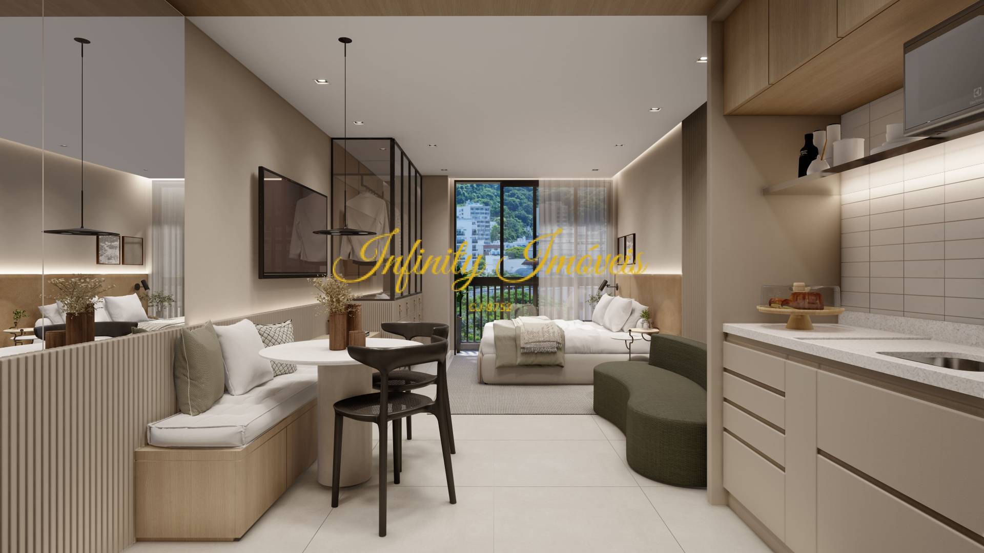 Apartamento, 1 quarto, 34 m² - Foto 1