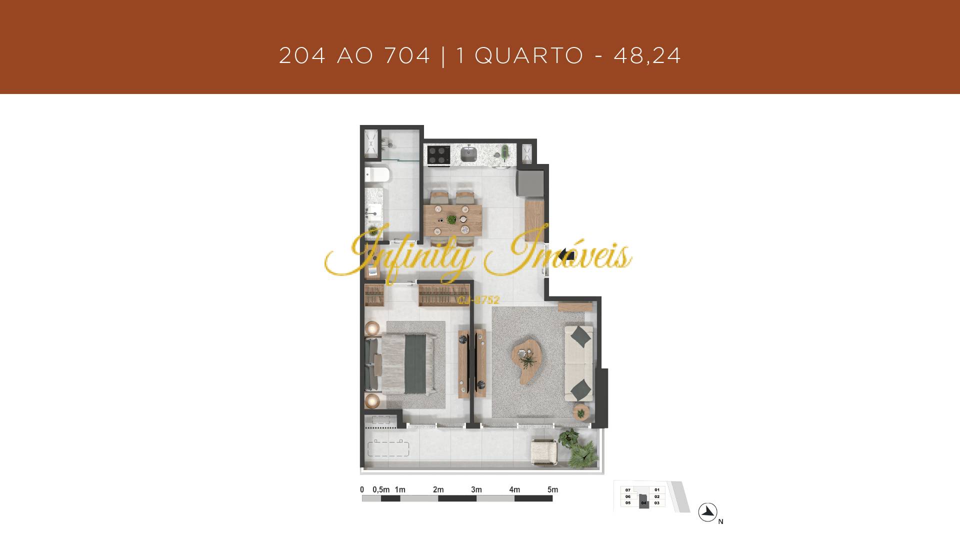 Cobertura, 1 quarto, 56 m² - Foto 25
