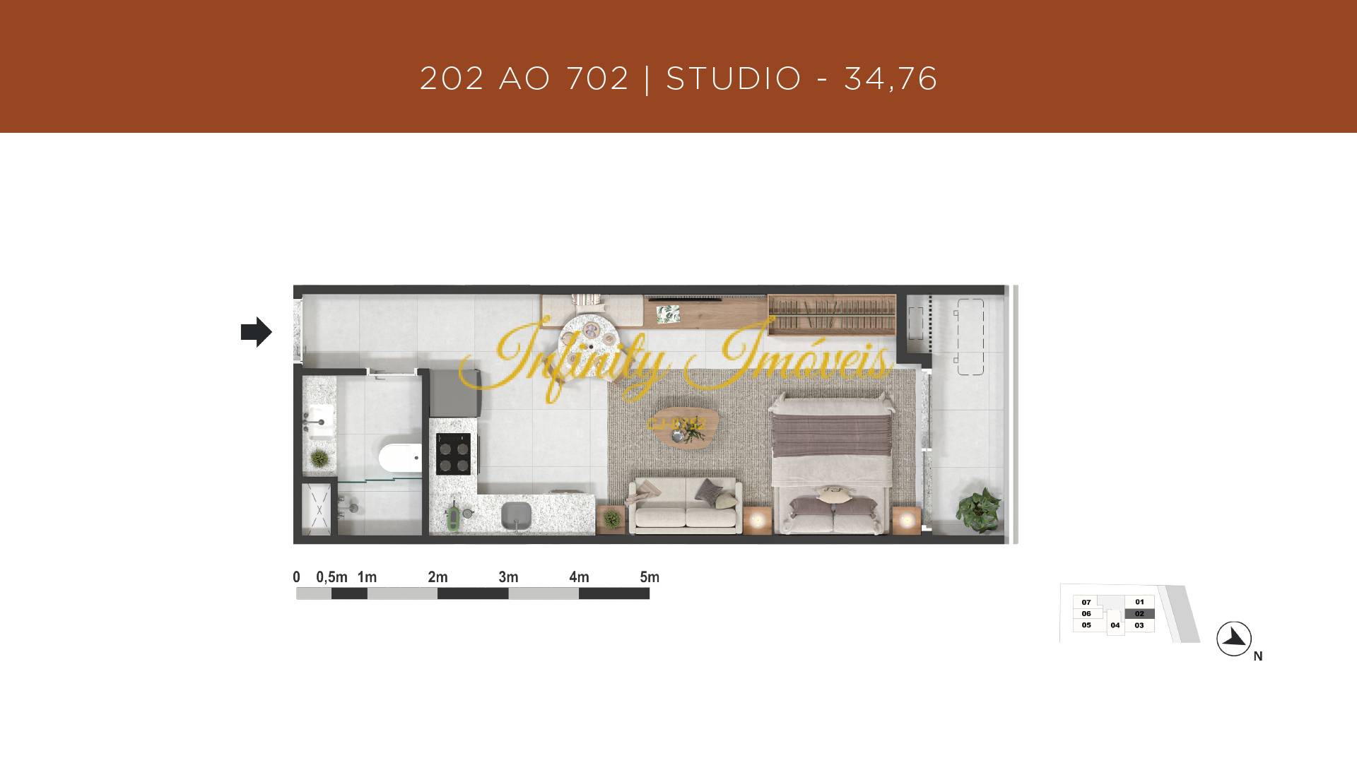 Cobertura, 1 quarto, 56 m² - Foto 26