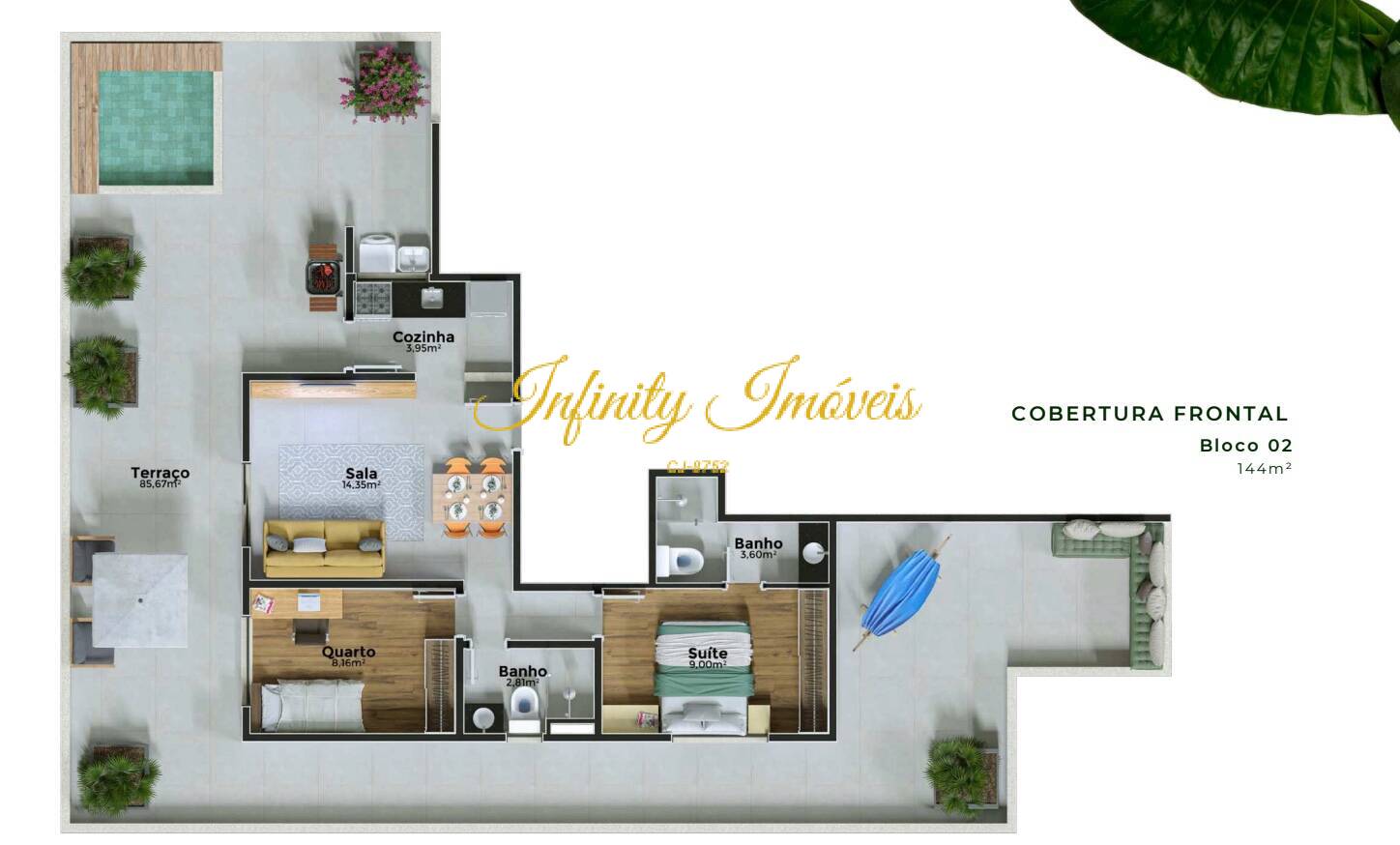 Apartamento, 2 quartos, 140 m² - Foto 28