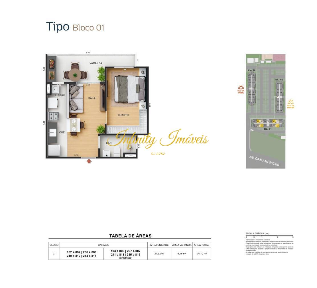 Apartamento, 3 quartos, 58 m² - Foto 29
