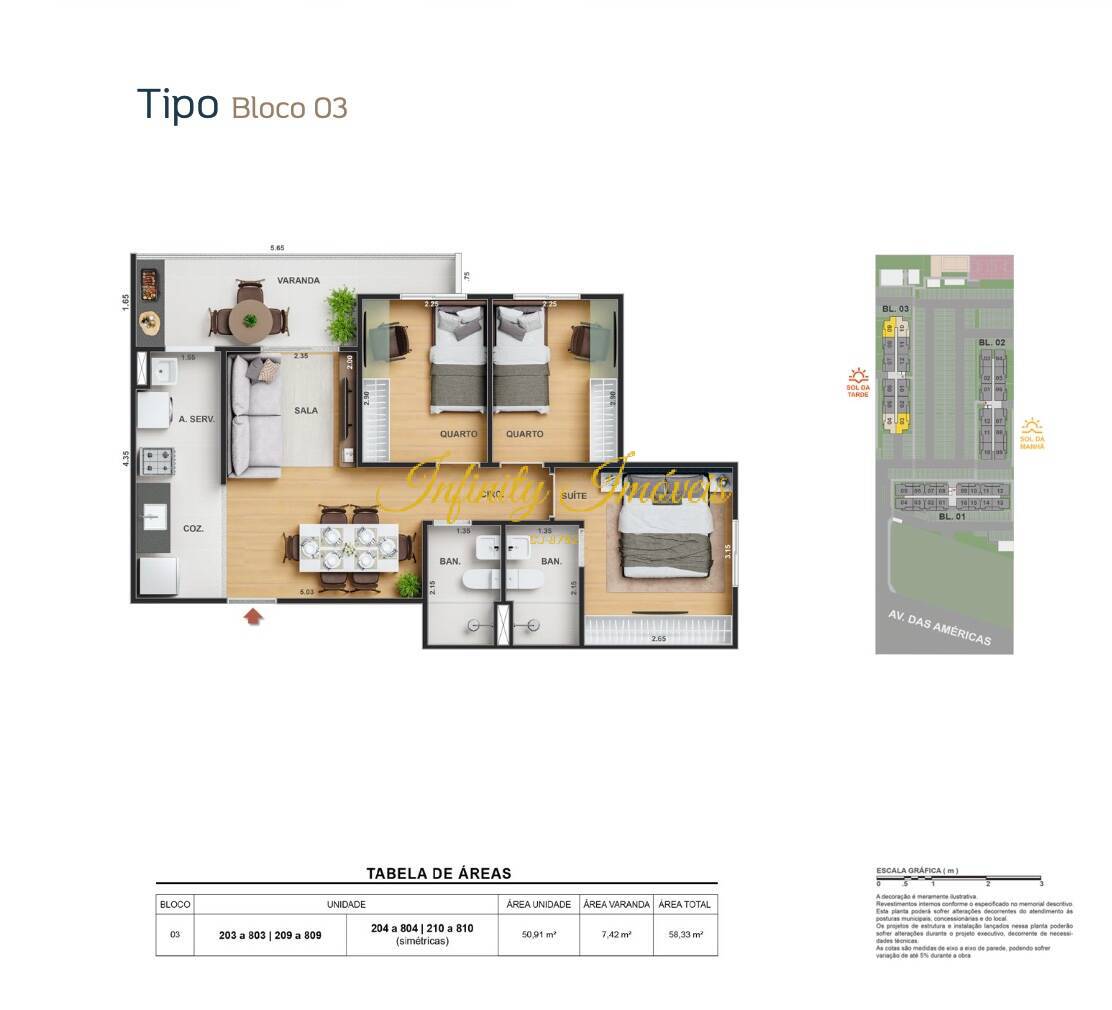 Apartamento, 3 quartos, 58 m² - Foto 27