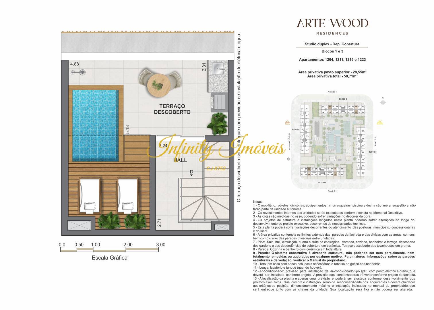 Apartamento, 1 quarto, 58 m² - Foto 73