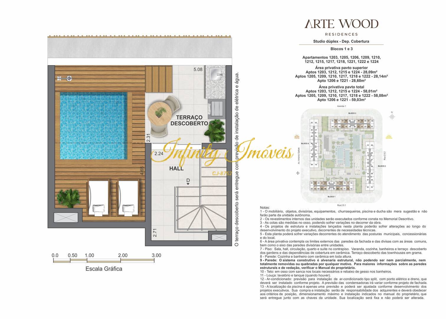 Apartamento, 1 quarto, 58 m² - Foto 74